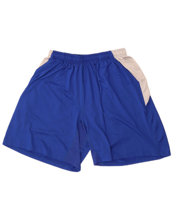 Russell Athletic Mens Sport Shorts 2XL  Blue Colourblock Polyester