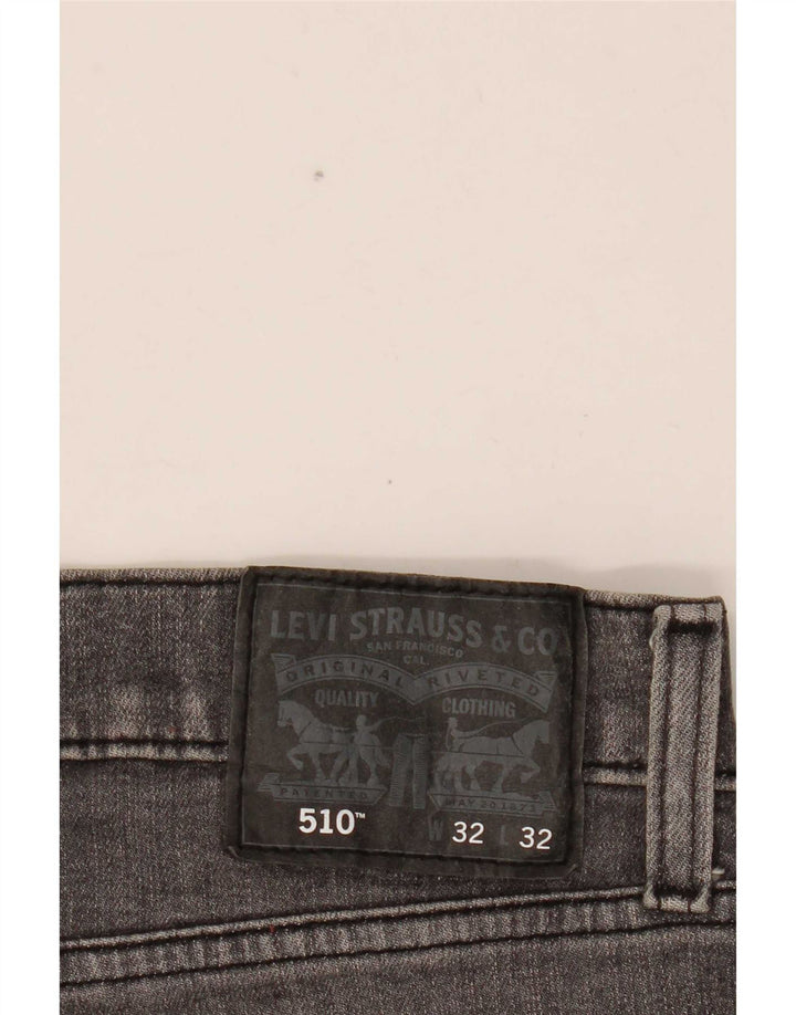 Levi's Mens 510 Skinny Jeans W32 L32 Grå