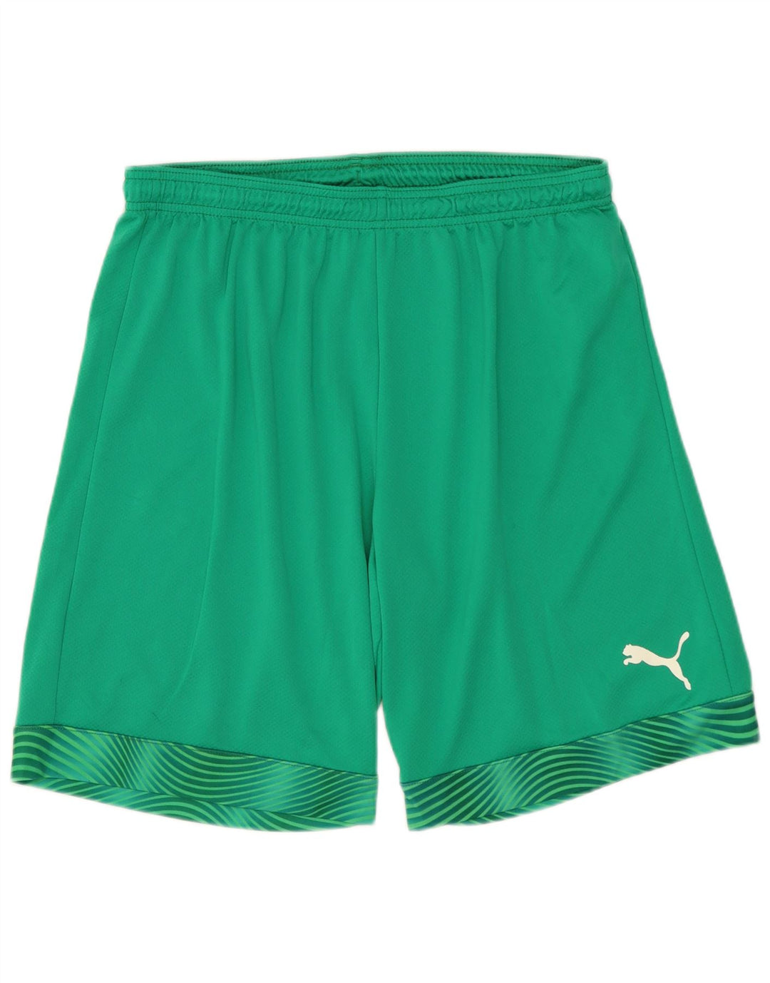 PUMA Sportshorts til mænd Stor grøn geometrisk polyester
