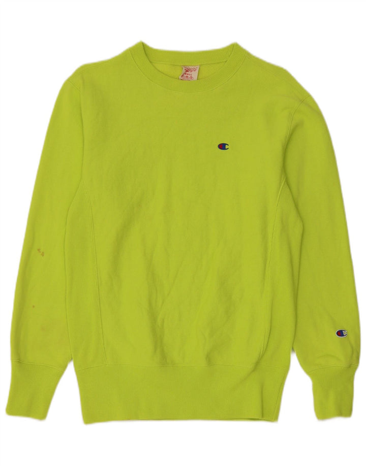 Champion Dame Sweatshirt Jumper UK 10 Lille grøn bomuld