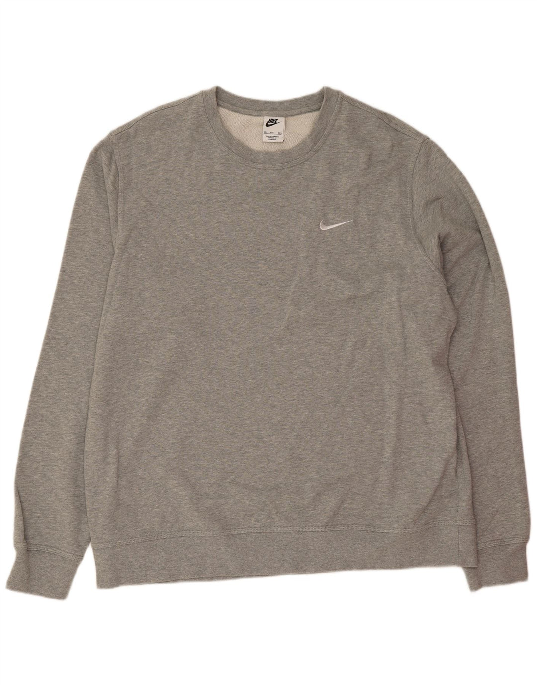 Nike Sweatshirt Jumper til mænd 2XL Grå bomuld
