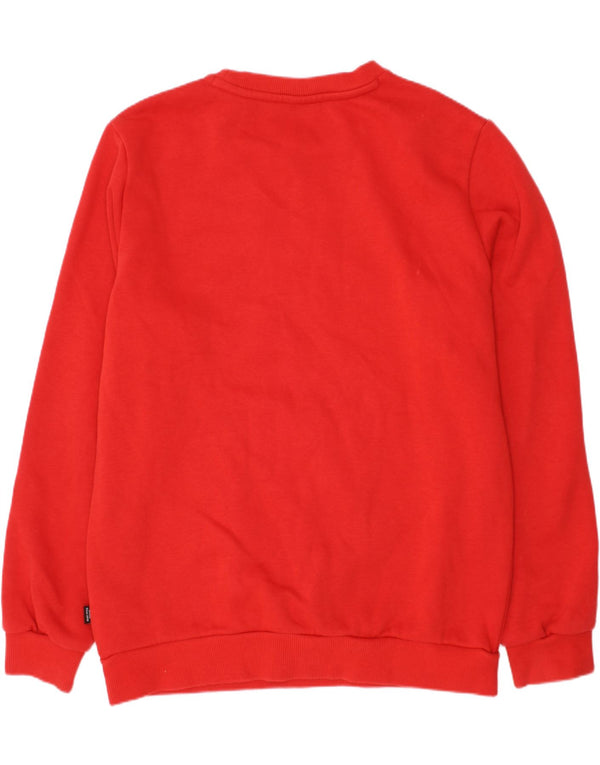 Puma Girls Graphic Sweatshirt Jumper 13-14 År Rød Bomuld