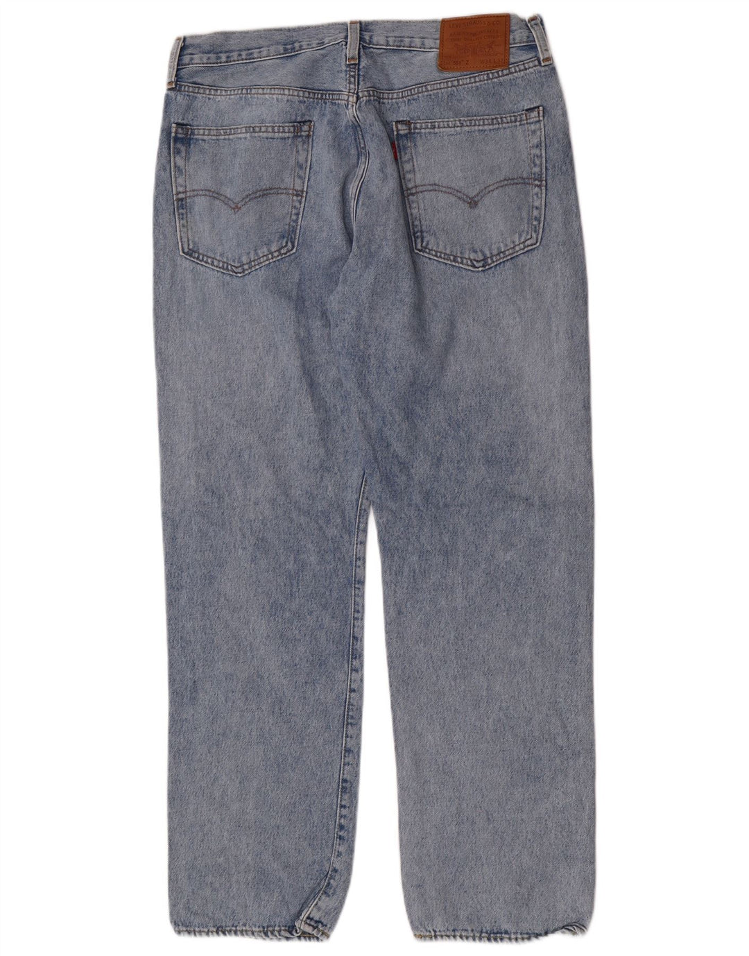 Levi's Straight Jeans til mænd W34 L32 blå bomuld