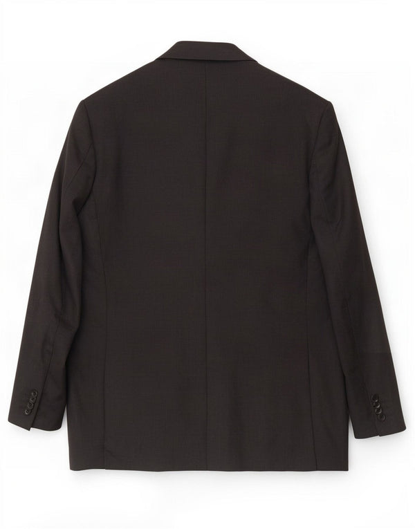Loro Piana Herre 2-knaps blazerjakke IT 48 Medium Sort Virgin Wool