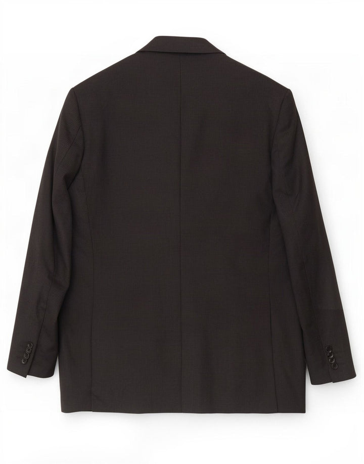 Loro Piana Herre 2-knaps blazerjakke IT 48 Medium Sort Virgin Wool