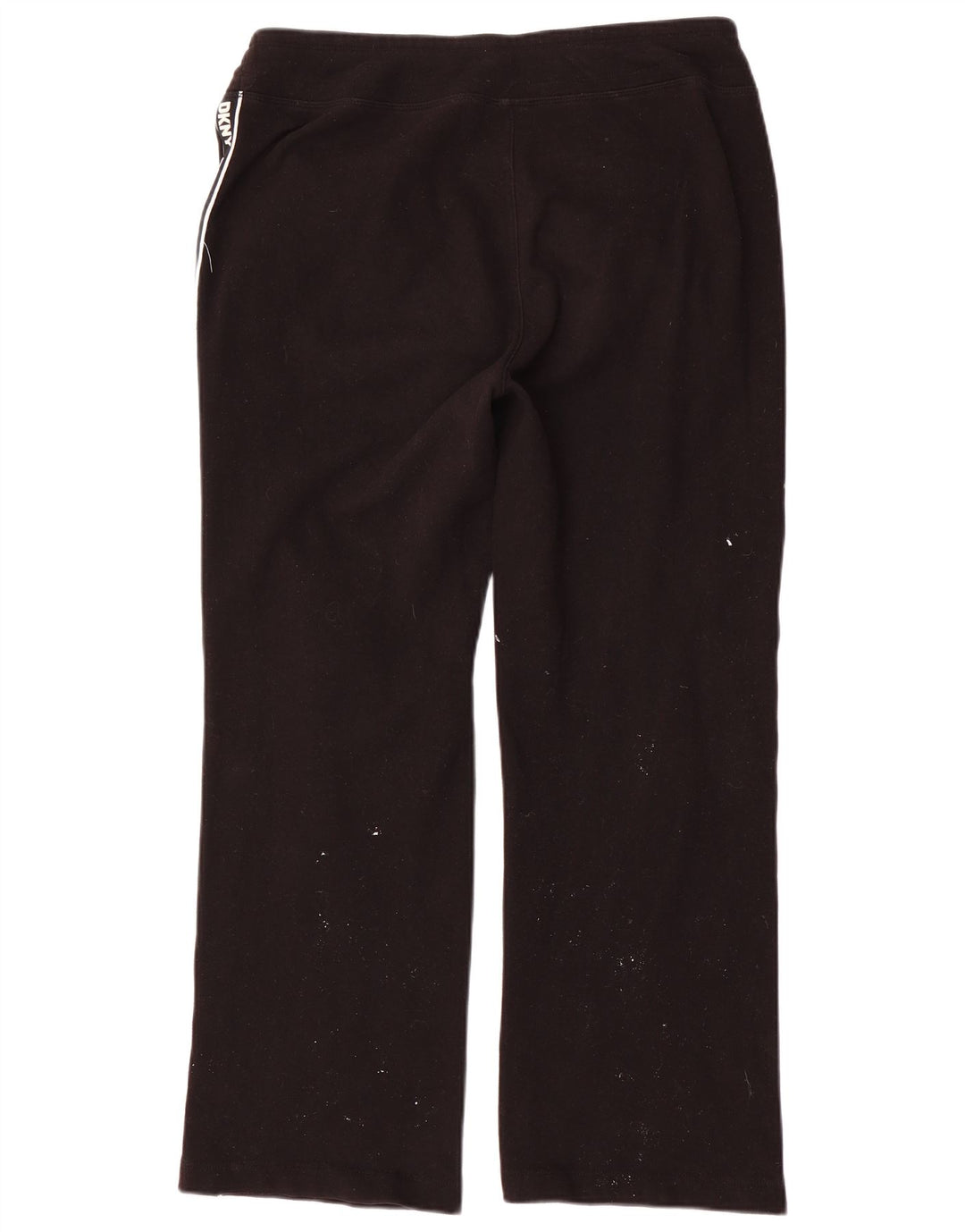Dkny Dame Grafisk Træningsdragt Bukser UK 14 Medium Sort Bomuld