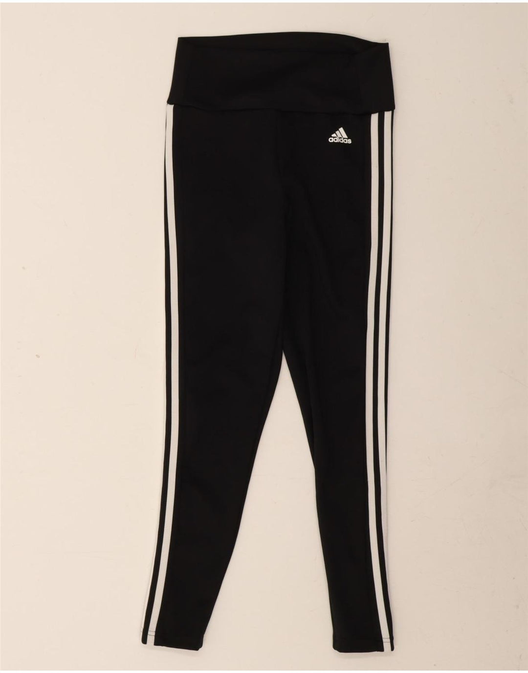 Adidas Aeroready Leggings til kvinder UK 8/10 Small Black Polyester