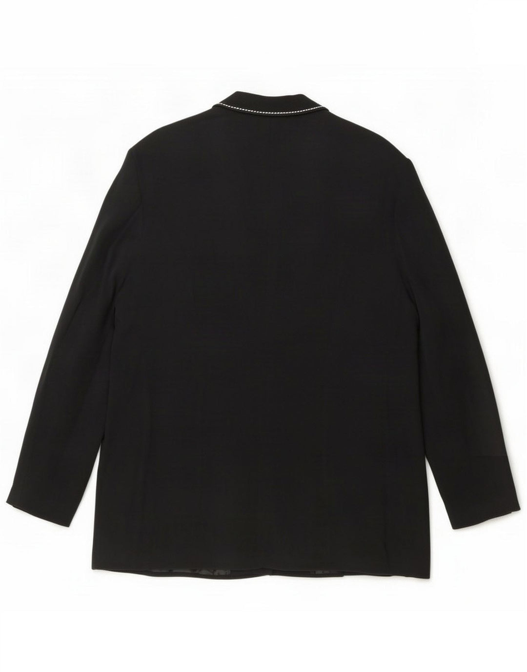 Marks & Spencer Dame 3-knaps blazerjakke UK 22 3XL Sort Viscose
