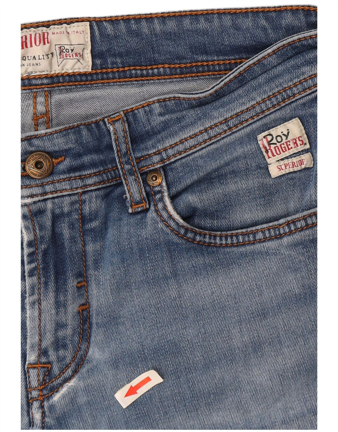 Roy Rogers Dame Superior Slim Jeans W31 L30 Blå Bomuld