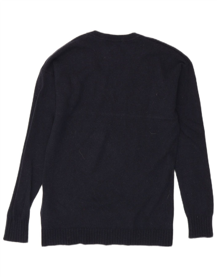TOMMY HILFIGER Herre V-hals sweater lille marineblå uld
