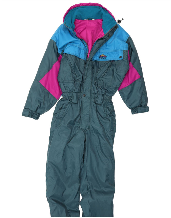 Brugi Herre Ski Jumpsuit UK 36 Lille Grøn Colourblock Polyamid