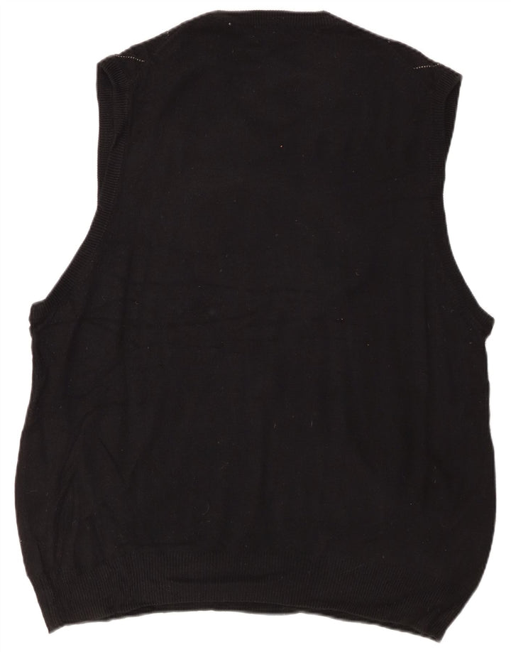 DOCKERS Vest Tank Top Stor Sort Argyle/Diamant Akryl
