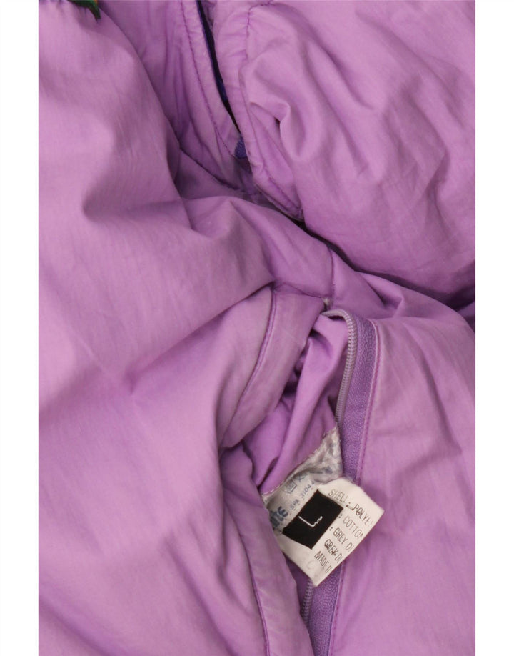 DOLOMITE Herre vendbar polstret jakke UK 40 Stor lilla polyester