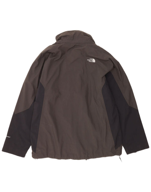 The North Face Herre Windbreaker Jacket UK 42 XL Grå Colourblock Nylon