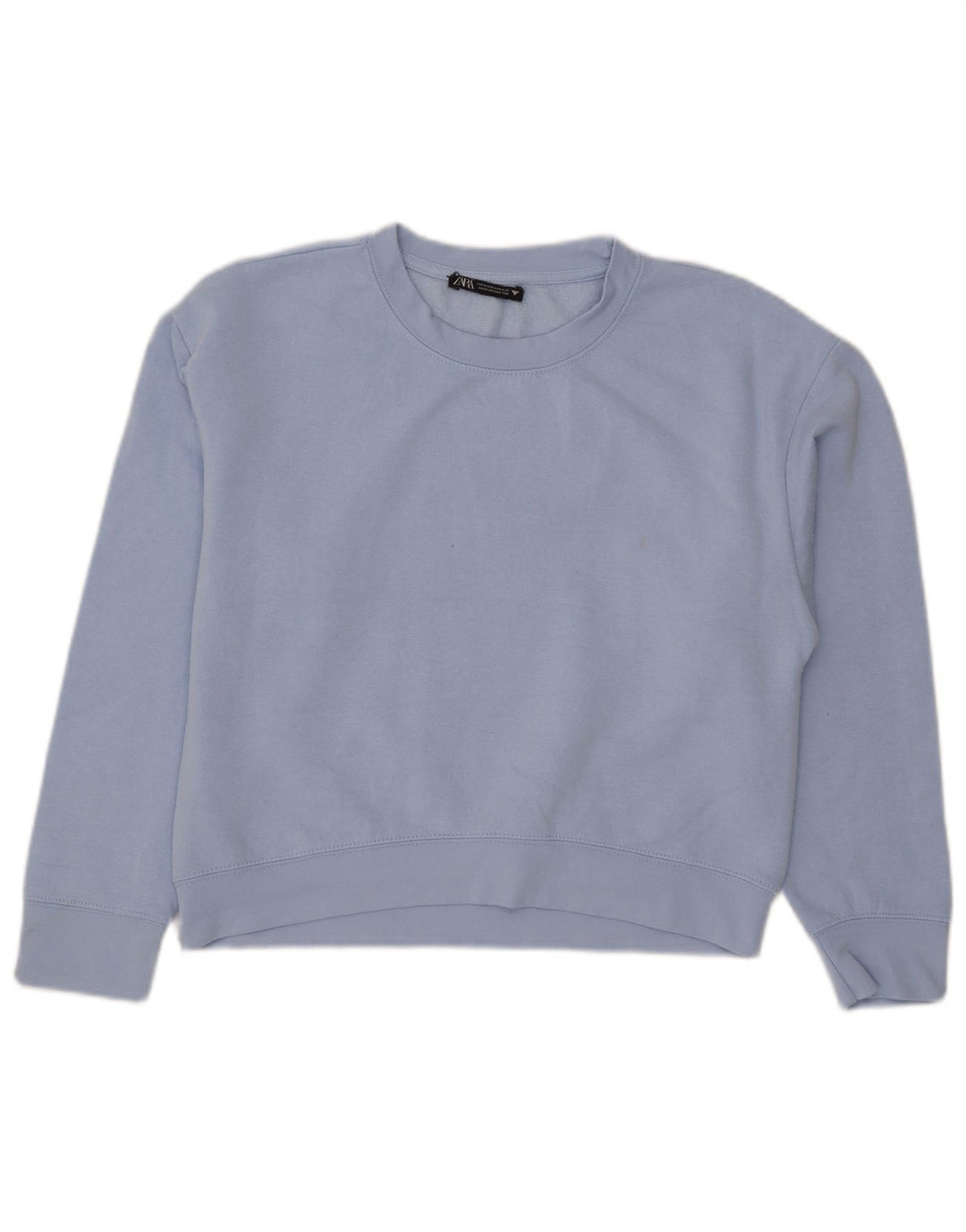 Zara Dame Sweatshirt Jumper UK 14 Medium Blue