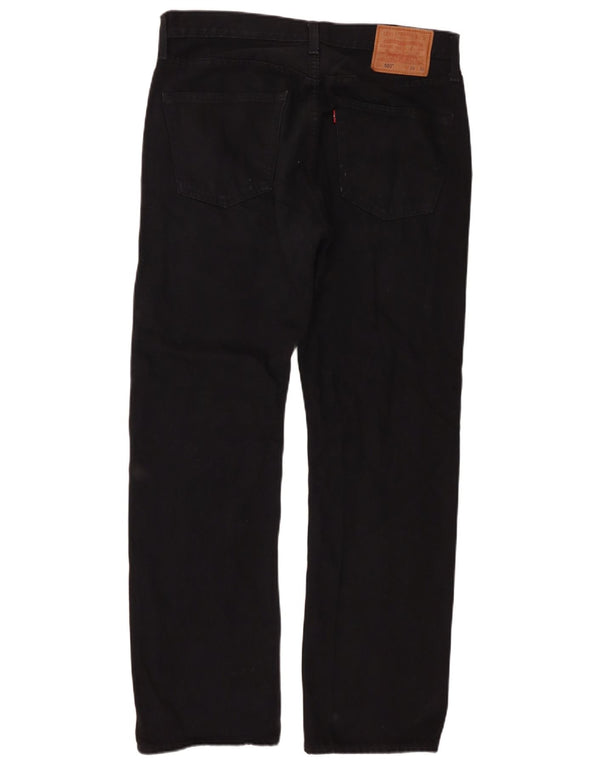 Levi's Herre 501 lige jeans W34 L30 sort bomuld
