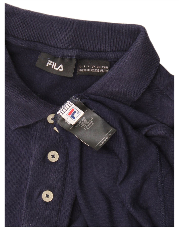 Fila herre polo shirt 2XL marineblå bomuld