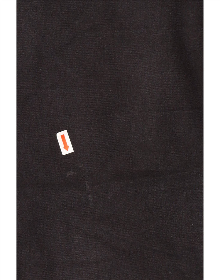 ARMANI koniske jeans til kvinder W29 L27 sort bomuld