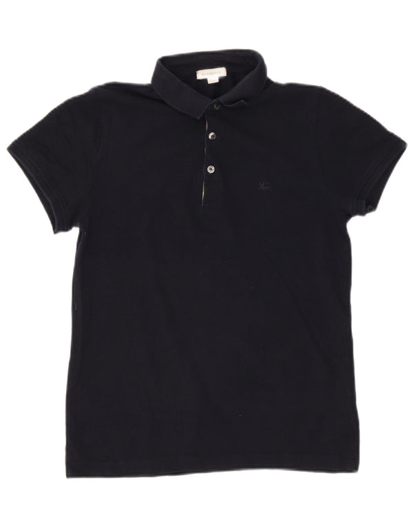 Burberry Boys Polo Shirt 13-14 år Navy Blue Bomuld