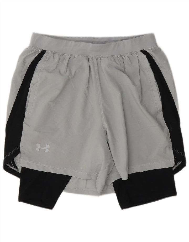 Under Armour Herre Sportshorts Medium Grey Colourblock