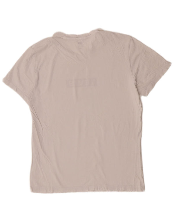 Levi's Herre grafisk T-shirt Top Medium White