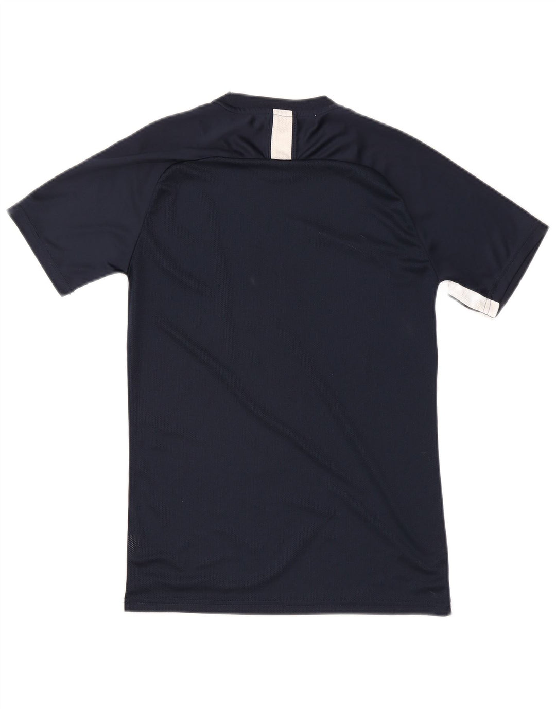 Nike Herre Dri Fit T-shirt Top Medium Marineblå Colourblock Polyester
