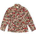 CALVIN KLEIN Womens Shirt US 8 Medium Multicoloured Floral Cotton | Vintage Calvin Klein | Thrift | Second-Hand Calvin Klein | Used Clothing | Messina Hembry 
