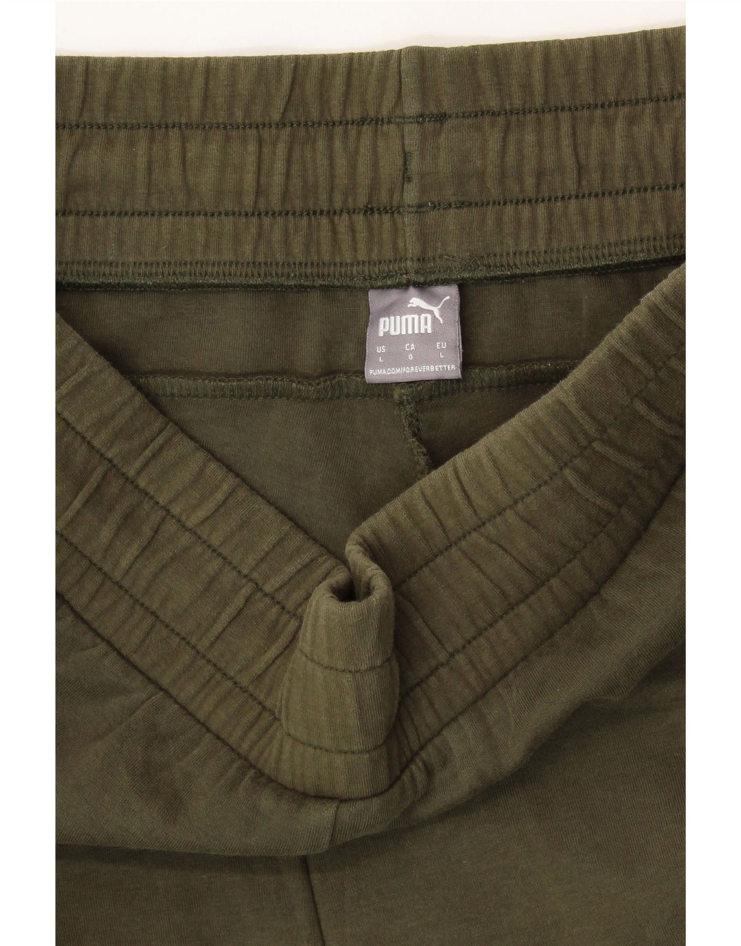 PUMA Womens Tracksuit Trousers Joggers UK 14 Large  Khaki