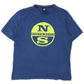 NORTH SAILS Herre Grafisk T-Shirt Top Lille Blå
