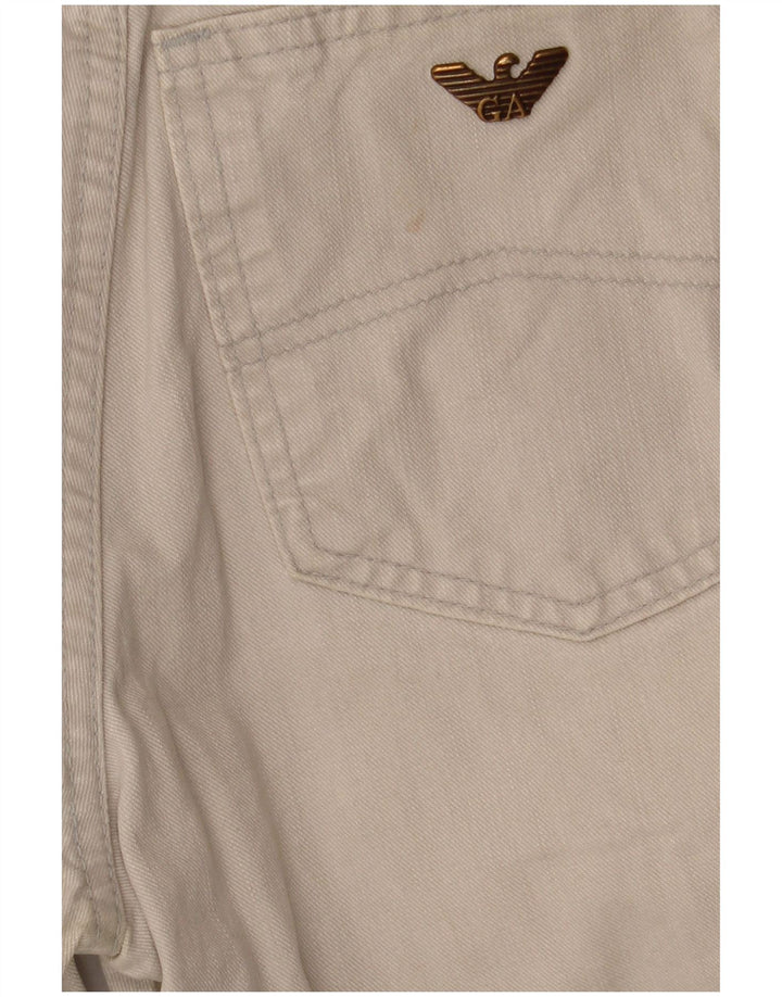 Armani koniske jeans til kvinder W27 L26 grå bomuld