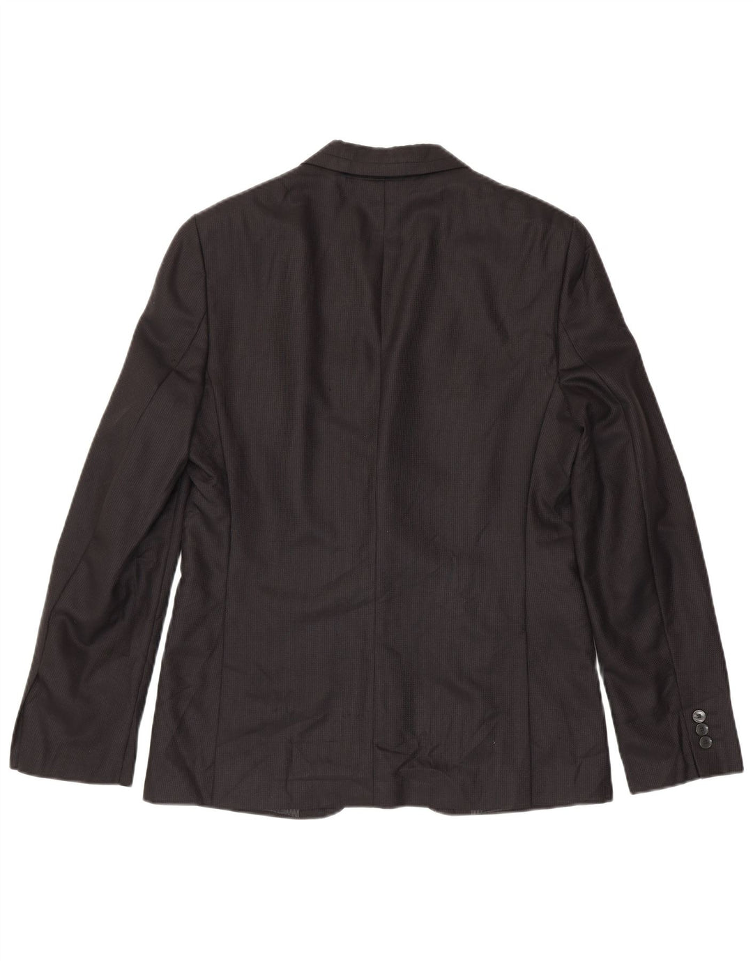 Zara Herre 2-knaps blazerjakke EU 50 Medium Sort nålestribe