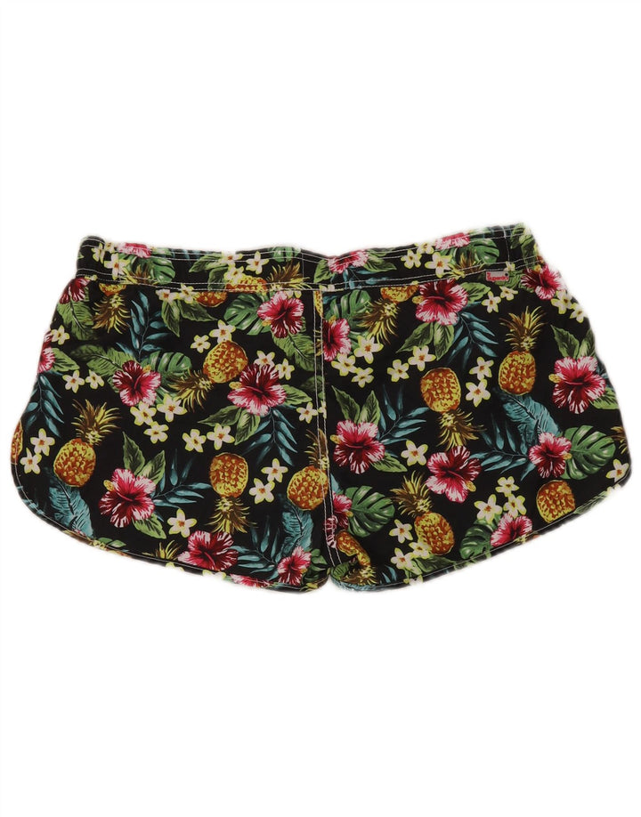 Superdry badeshorts til kvinder UK 16 Stor flerfarvet blomsterpolyester