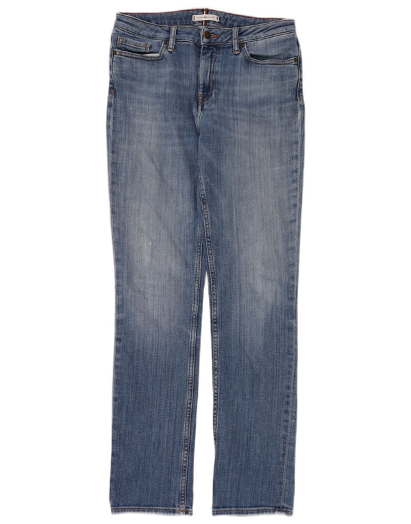 Tommy Hilfiger Dame Adam Slim Jeans W28 L32 Blå Bomuld