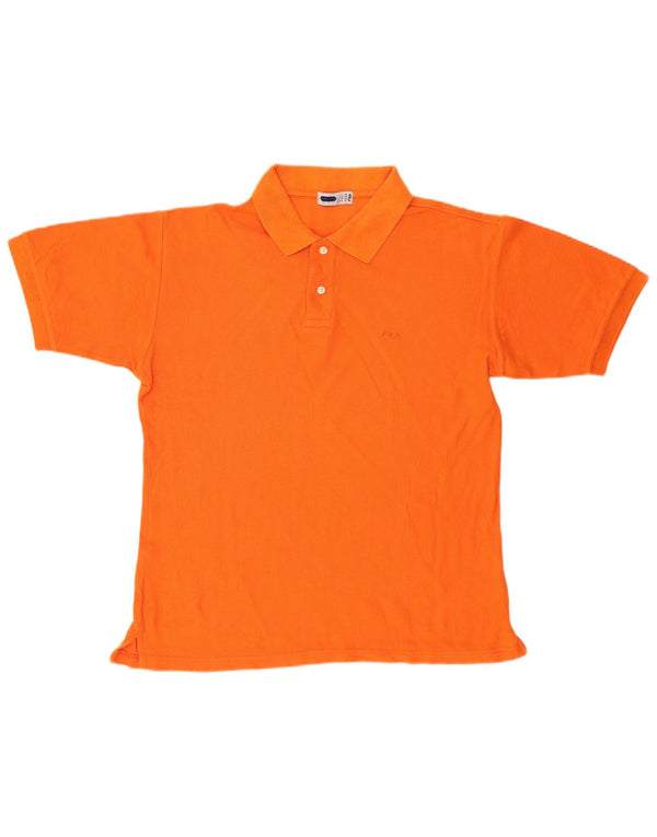 Fila Polo Shirt til mænd IT 50 Medium Orange Bomuld