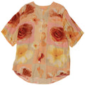 GIPSY Womens Oversized Longline Shirt Blouse UK 16 Large Multicoloured