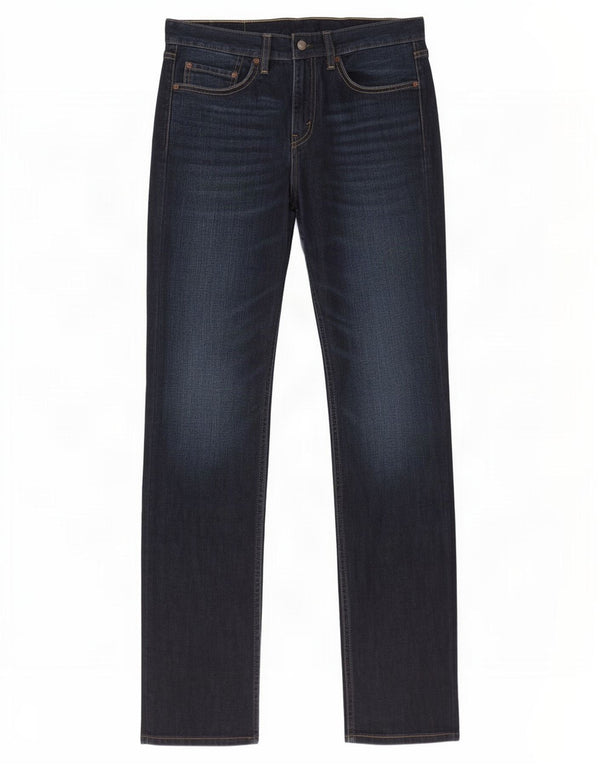 Levi's Herre 511 Slim Jeans W32 L34 Marineblå Bomuld
