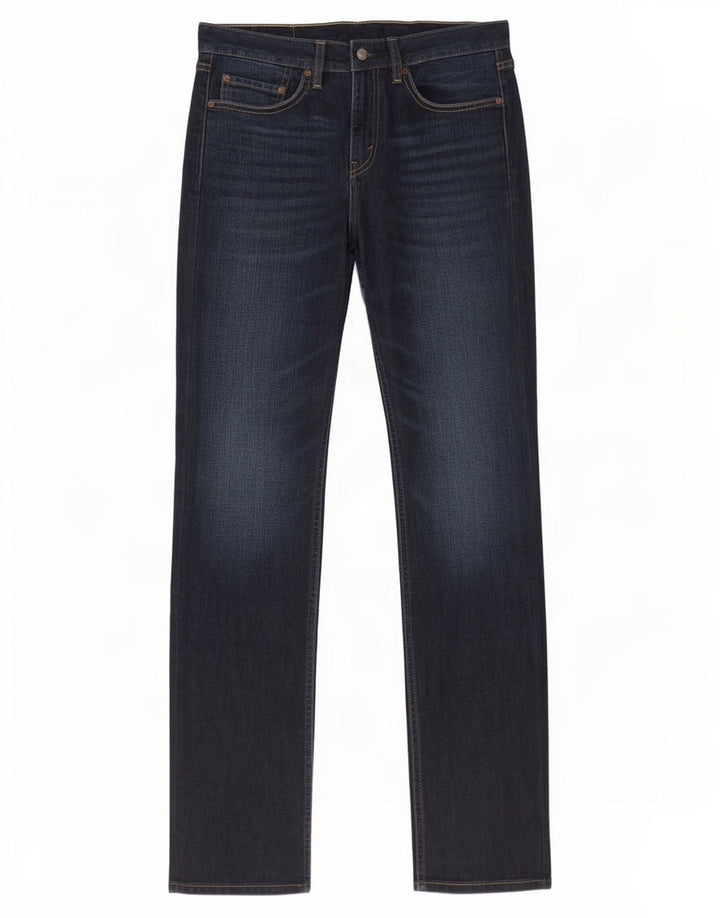 Levi's Herre 511 Slim Jeans W32 L34 Marineblå Bomuld