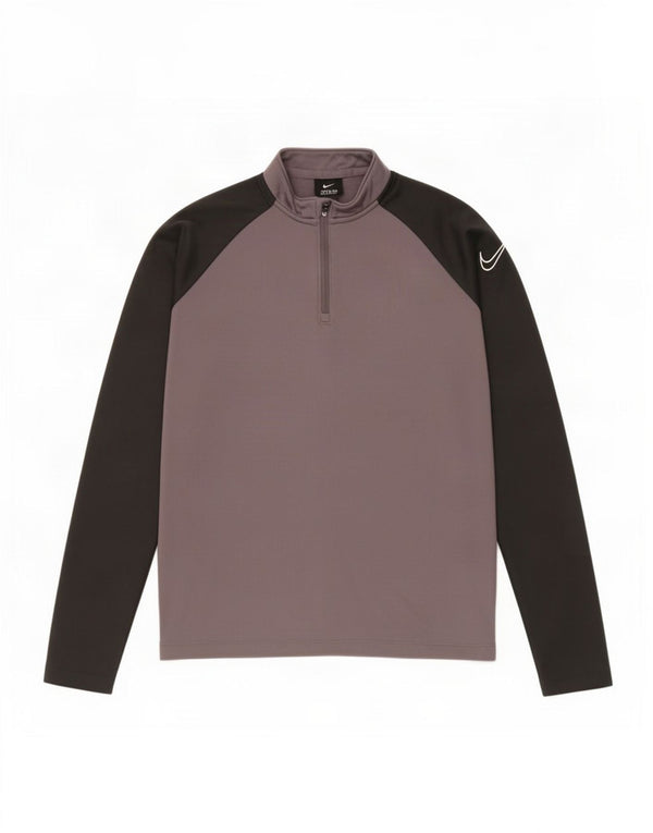 Nike Boys Dri Fit Grafisk Pullover Træningsdragt Top 12-13 år Stor Grå