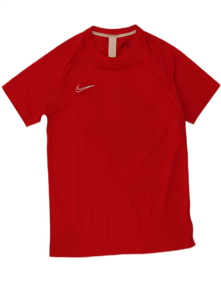 NIKE Herre Dri Fit T-Shirt Top XL Rød Polyester