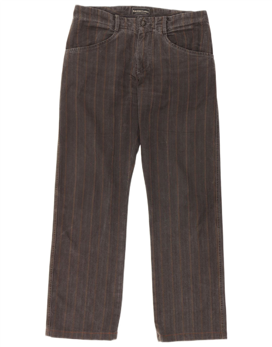 Marlboro Classics Herre Lige Casual Bukser W32 L30 Grå sildeben