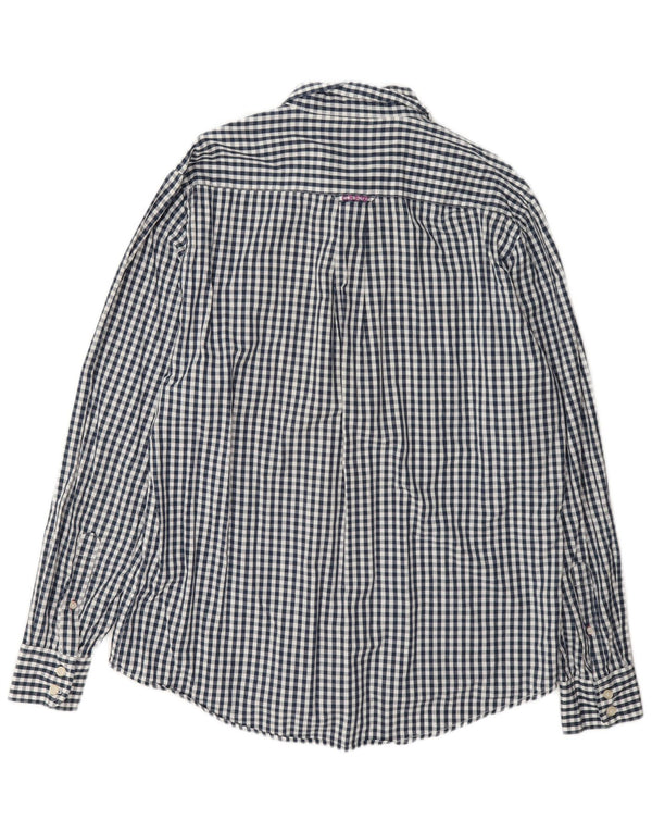Crew Clothing Herre Classic Fit Shirt Large Blue Gingham Cotton
