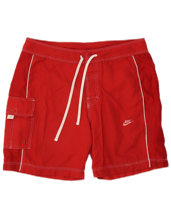 Nike Badeshorts til mænd Medium Rød Bomuld