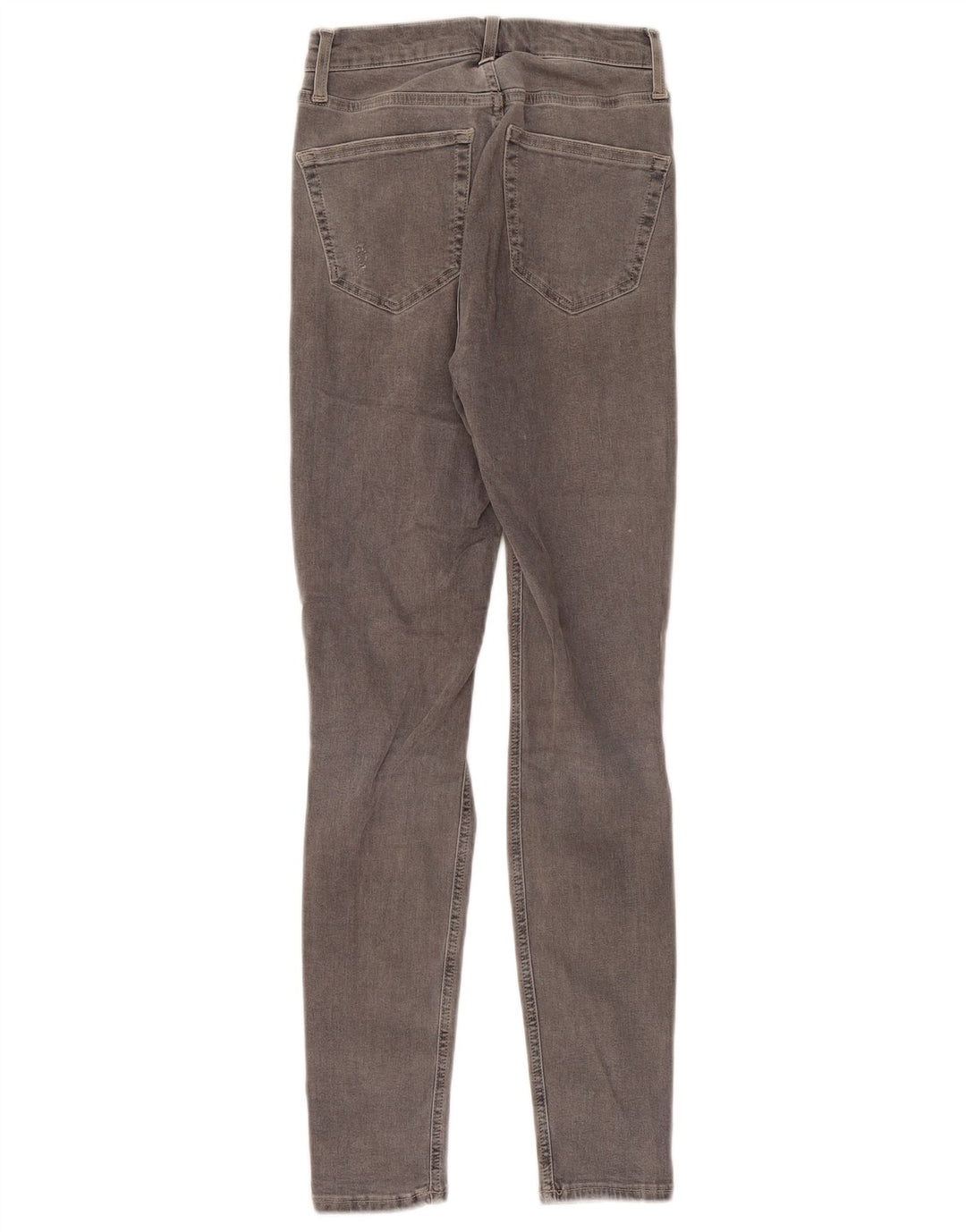 TOPSHOP Dame Distressed Skinny Jeans W26 L27 Grå Bomuld