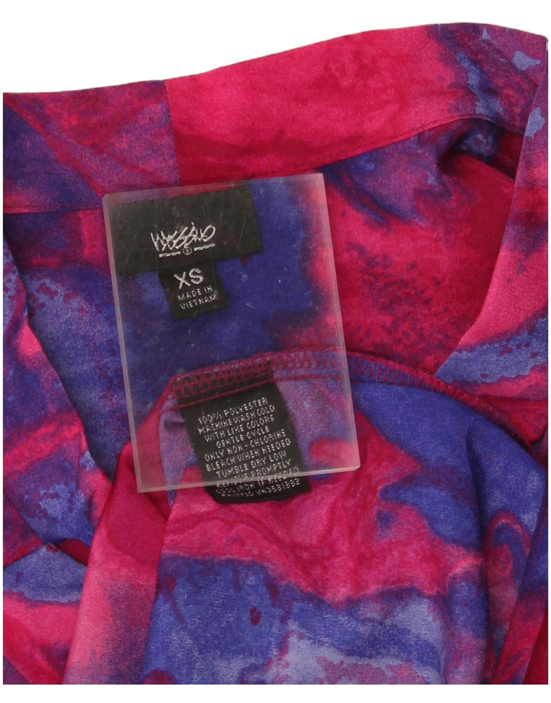 MOSSIMO Dame Oversized Longline skjortebluse UK 6 XS Flerfarvet