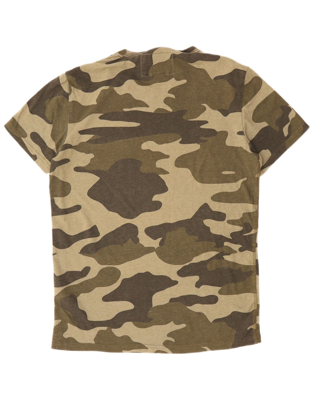 Superdry Herre T-shirt Top Medium Khaki Camouflage Bomuld