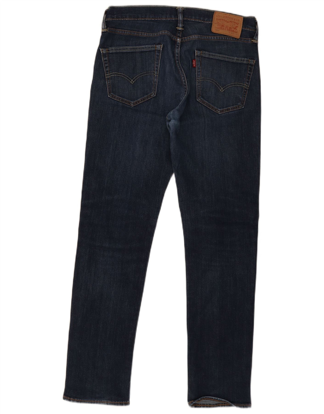 Levi's Herre 511 Slim Jeans W32 L32 Marineblå Bomuld