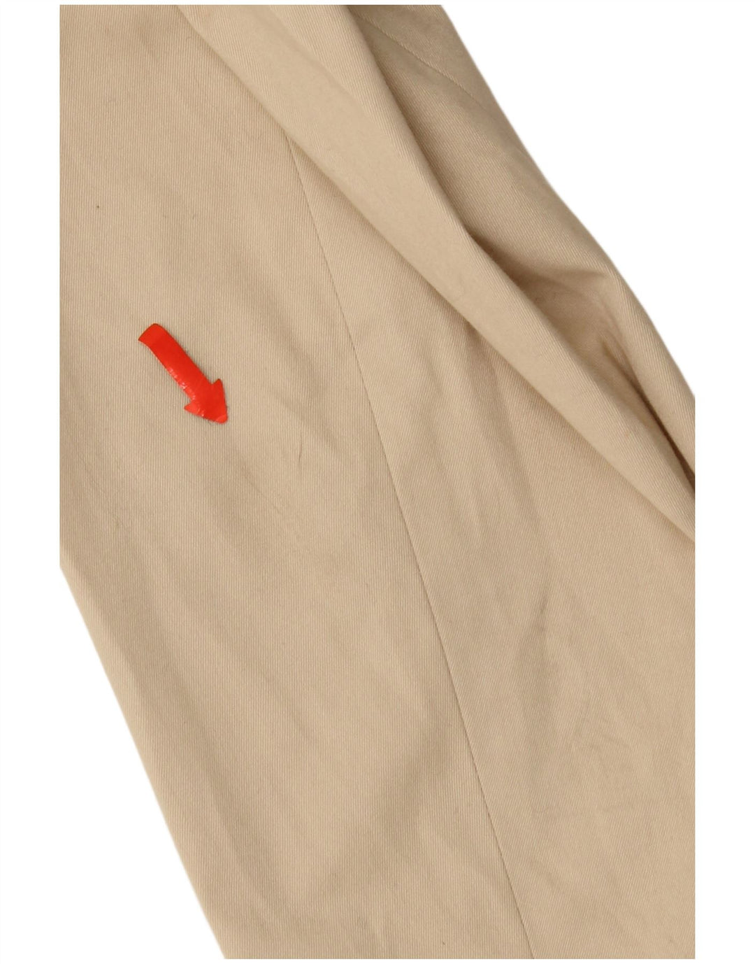 Ballon Dame 2 Button Blazer Jacket UK 18 XL Beige Bomuld