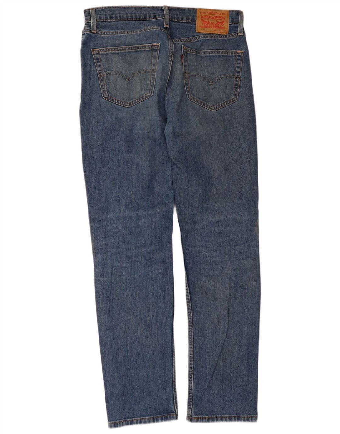 Levi's Herre 511 Slim Jeans W32 L32 Blå Bomuld