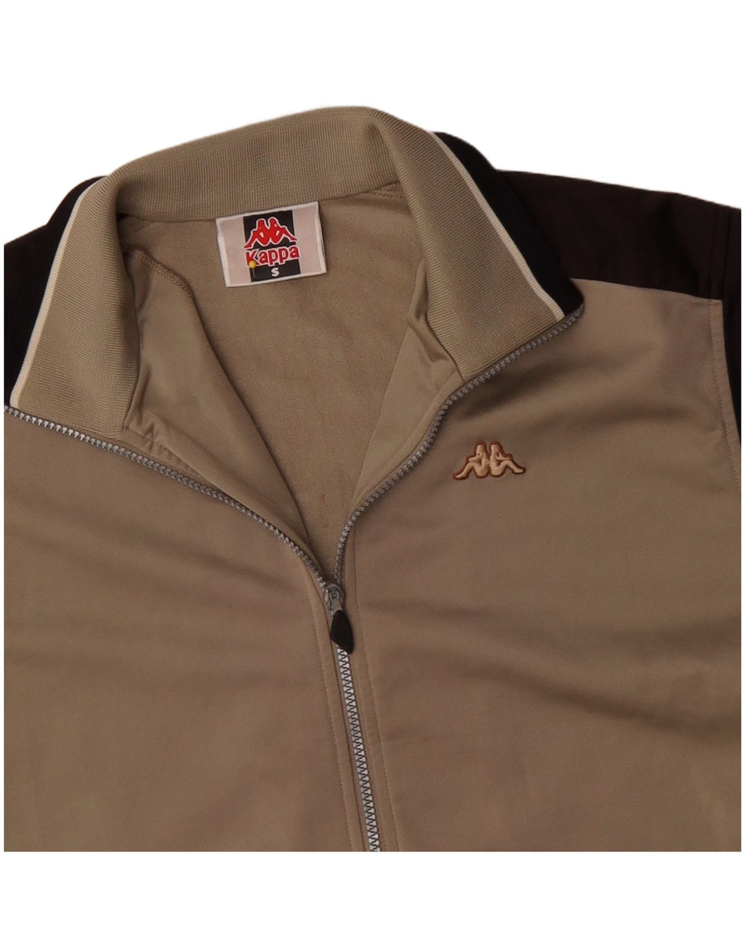 Kappa Træningsdragt til mænd Top jakke Lille Beige Colourblock Polyester