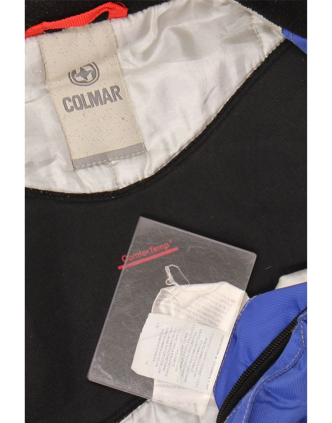 Colmar Herre Skijakke UK 40 Stor Blå Colourblock Nylon